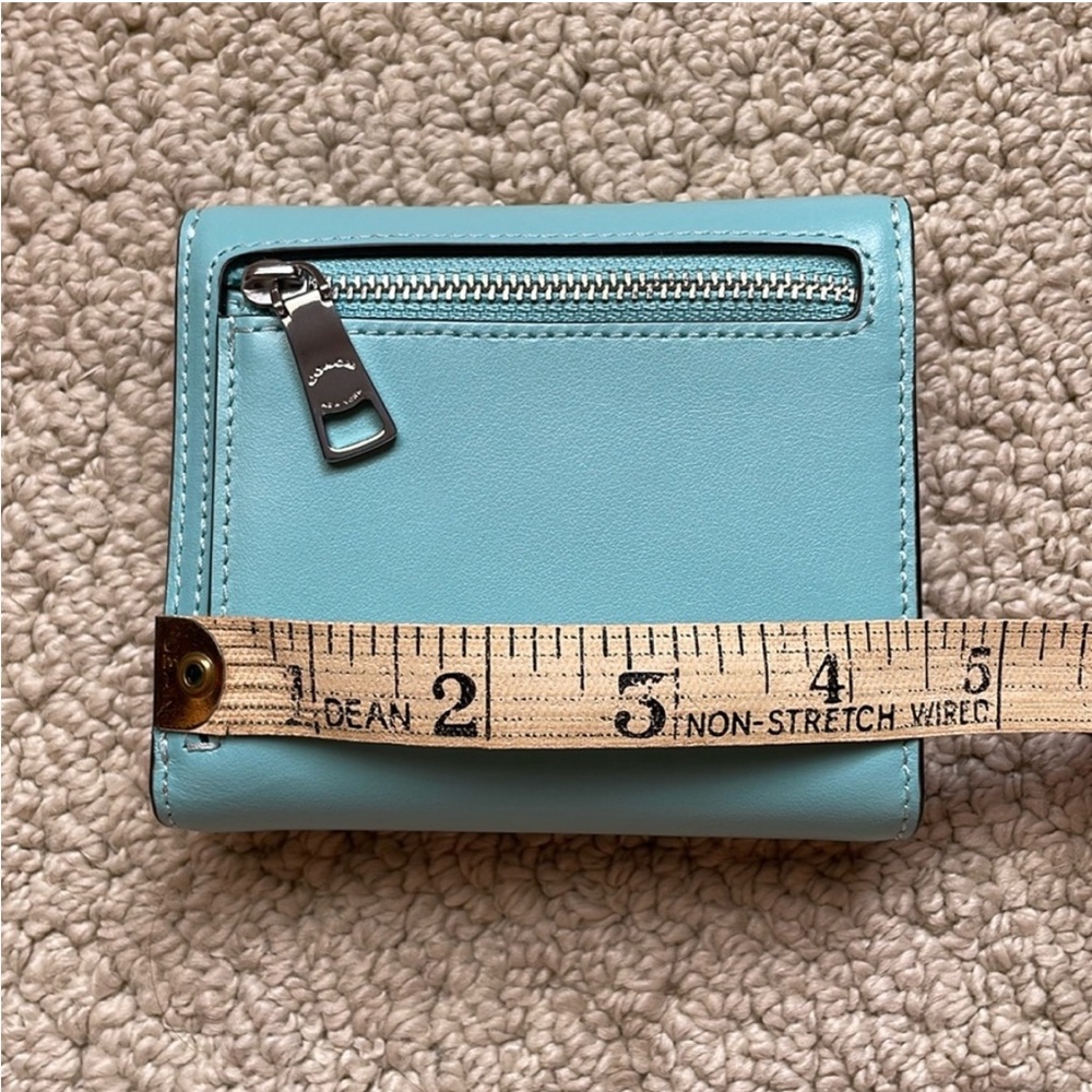 Coach Blue Leather Wallet - Picture 14 of 16